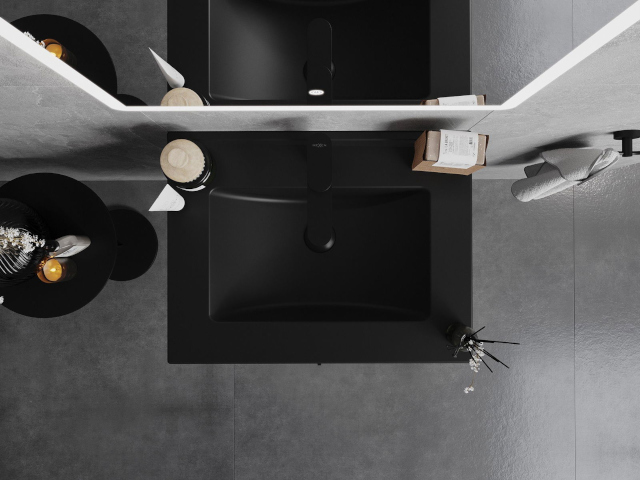 Pakabinamas kabinetas su praustuvu Mexen