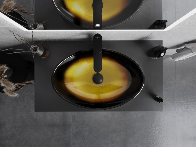 Vonios spintelė ant kriauklės 80