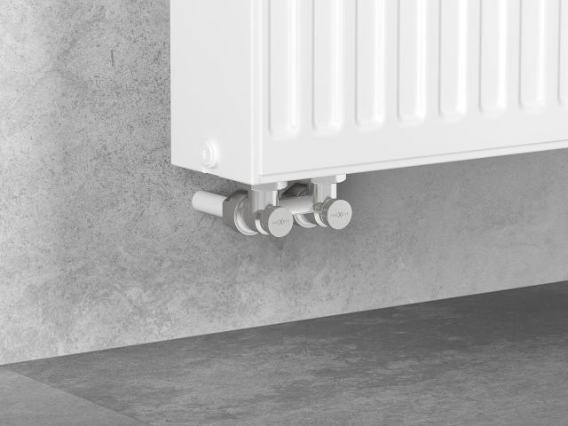 Kampinis radiatorių vožtuvas