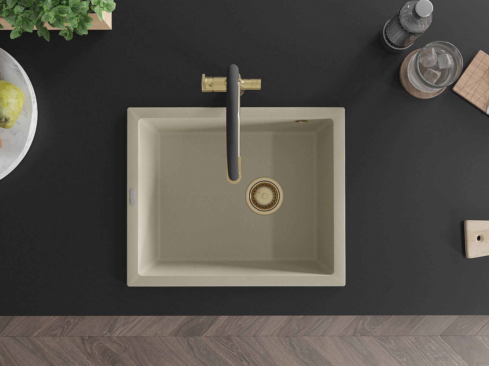 Po stalviršiu montuojama plautuvė Mexen