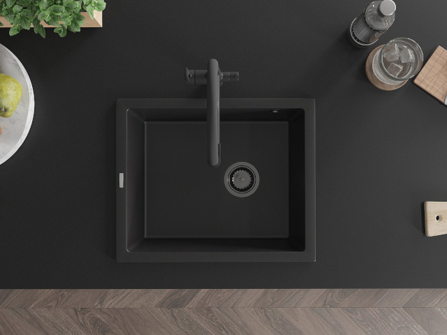 Po skalbimo montuojama nerūdijančio plieno kriauklė