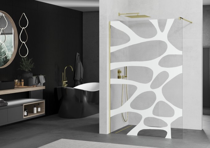 Auksinės dušo sienelės