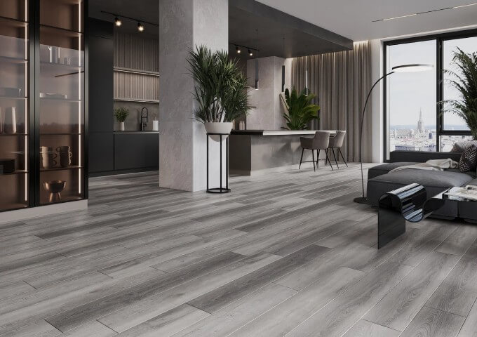 Mexen El Monte vinilinės plokštės su V formos įplūka