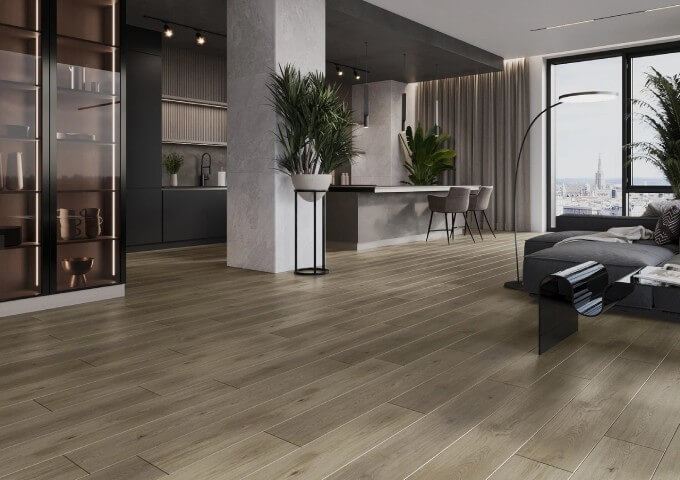 Mexen Perry vinilinės plytelės rudos