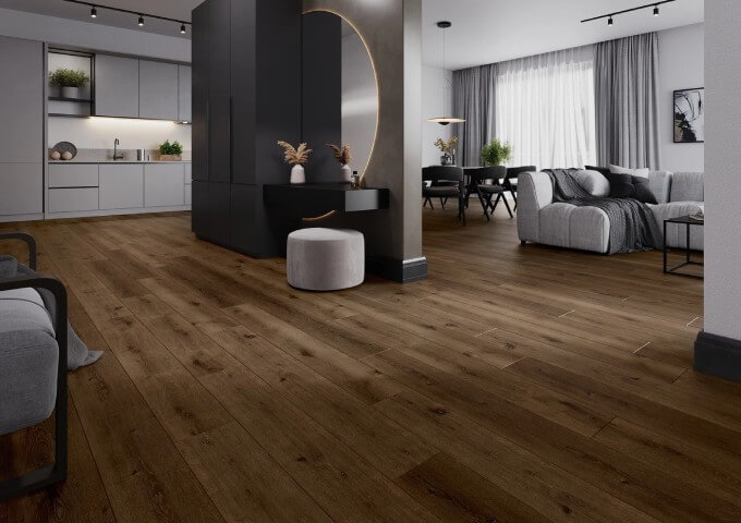 Mexen Strasburg vinilinės plytelės rudos