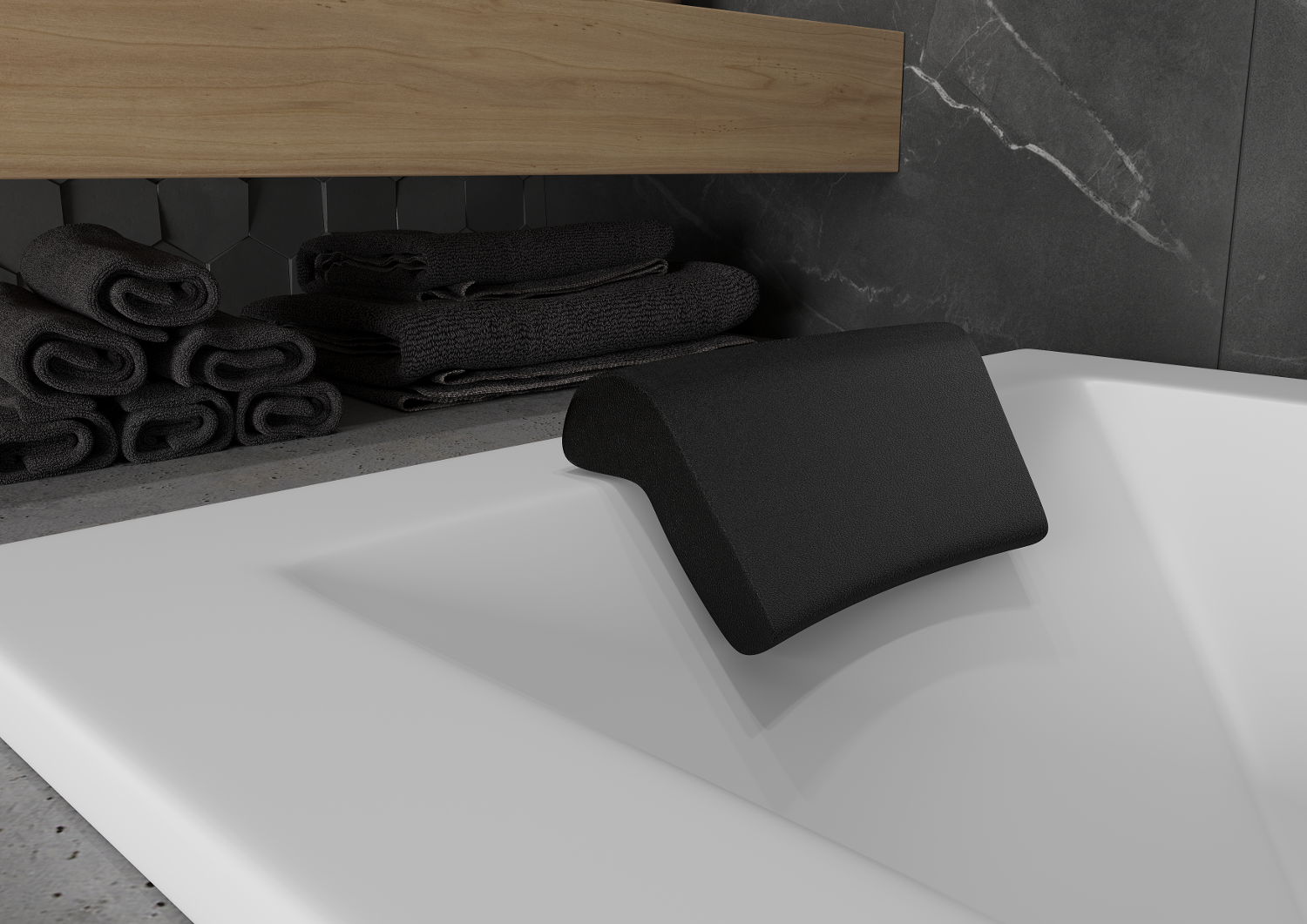 Voniai skirtas galvos atlošas - namų SPA