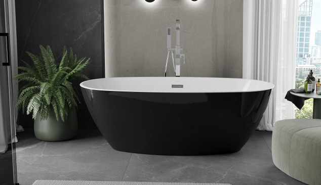 Boho stiliaus vonios kambarys