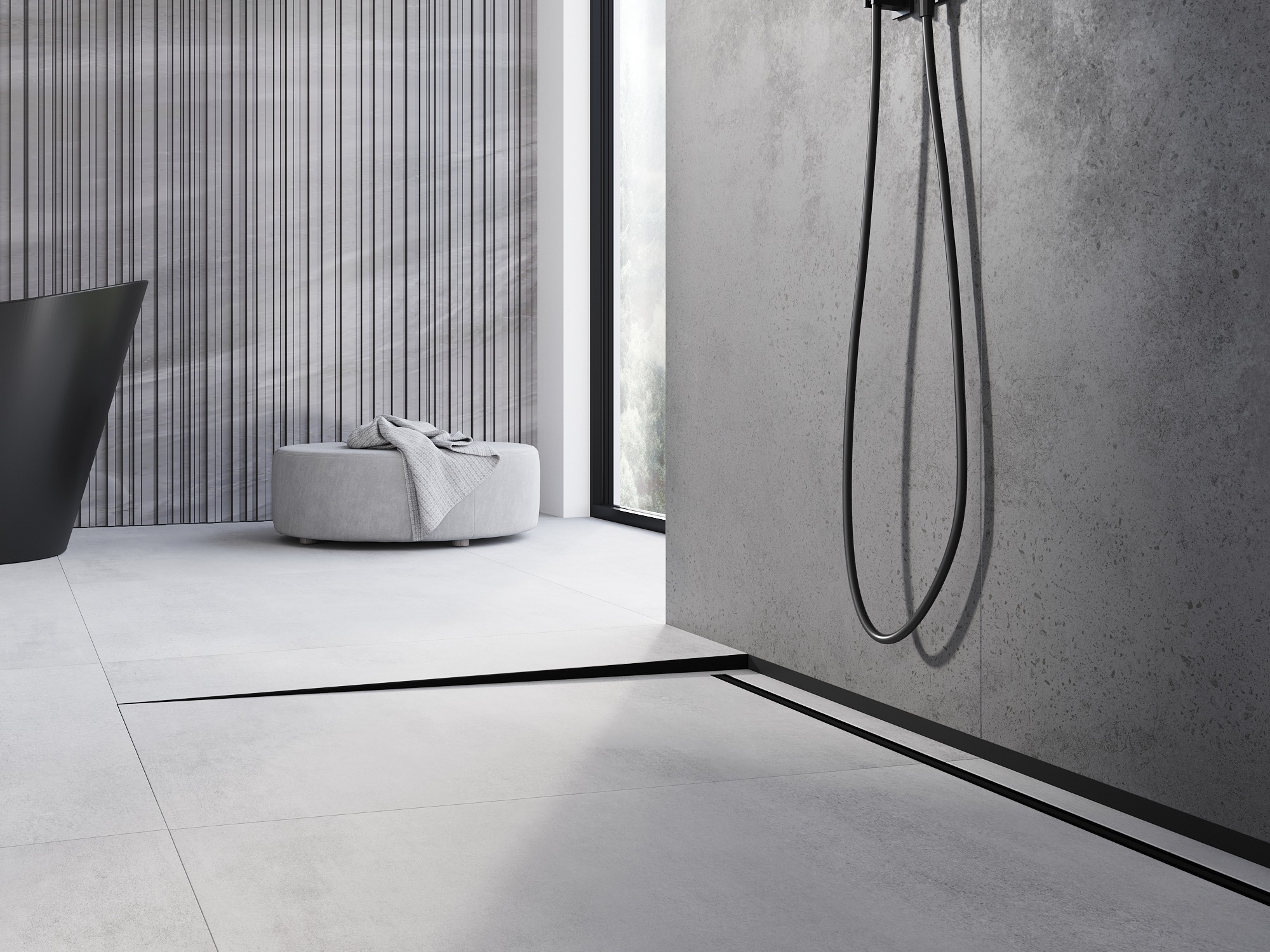 Nukreipimo juosta – novatoriškas sprendimas duše